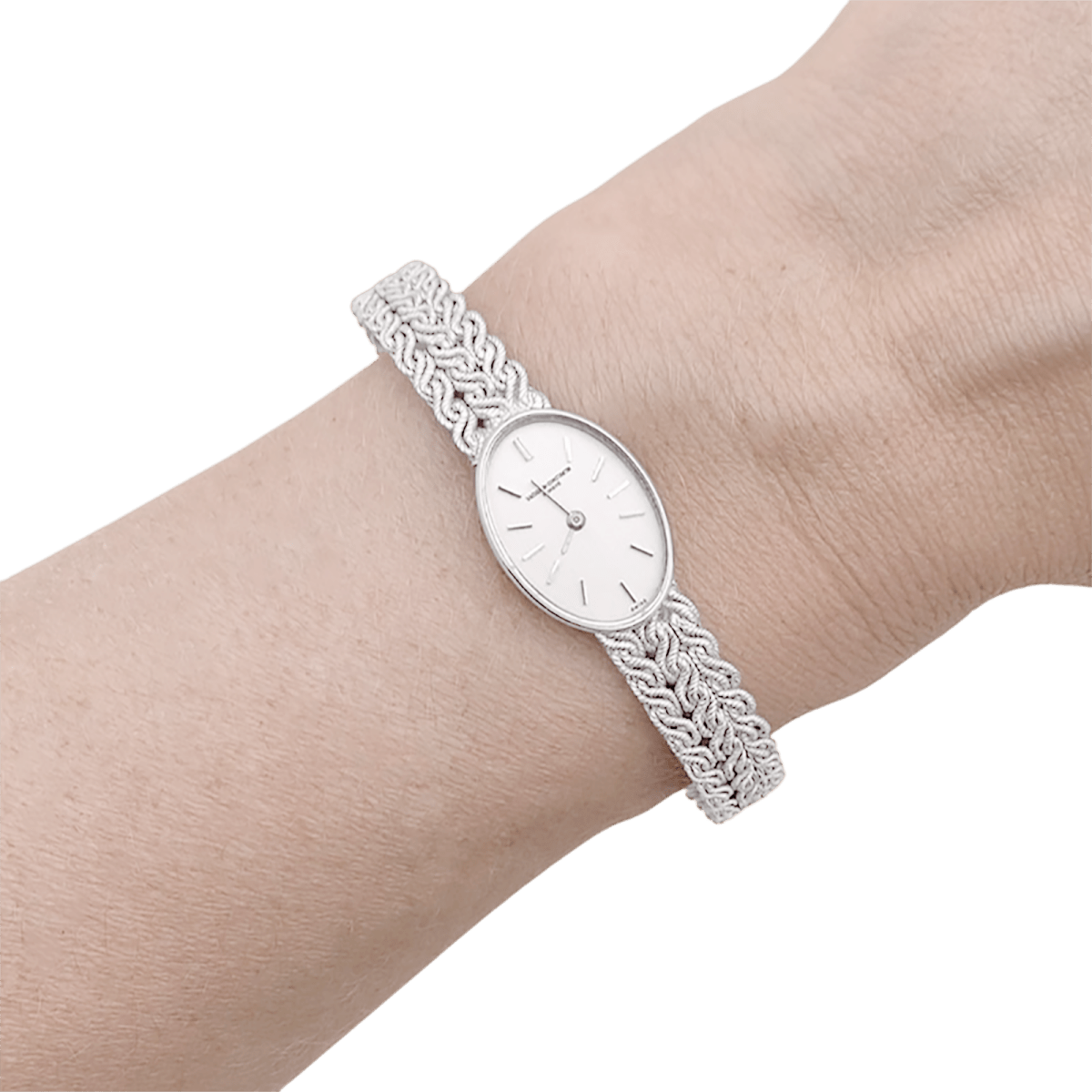 Montre VACHERON CONSTANTIN en or blanc, mécanique et argent - Castafiore