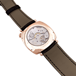 Montre VACHERON CONSTANTIN "Historiques : American 1921" en or rose et cuir - Castafiore
