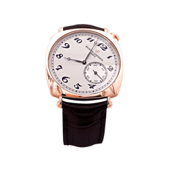 Montre VACHERON CONSTANTIN "Historiques : American 1921" en or rose et cuir - Castafiore