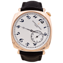 Montre VACHERON CONSTANTIN "Historiques : American 1921" en or rose et cuir - Castafiore