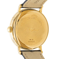 Montre VACHERON CONSTANTIN "L'anglaise 05/2024" en or jaune et cuir - Castafiore