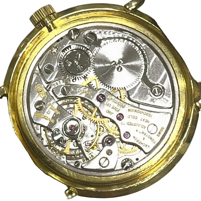 Montre VACHERON CONSTANTIN "Ultra - Thin" en or jaune et cuir - Castafiore