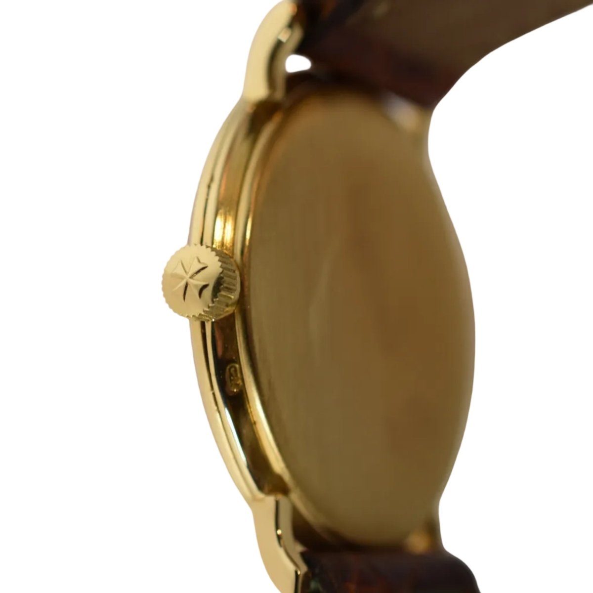 Montre VACHERON CONSTANTIN "Ultra - Thin" en or jaune et cuir - Castafiore