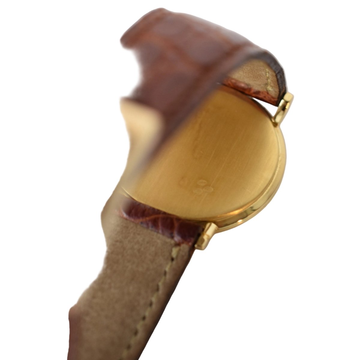 Montre VACHERON CONSTANTIN "Ultra - Thin" en or jaune et cuir - Castafiore