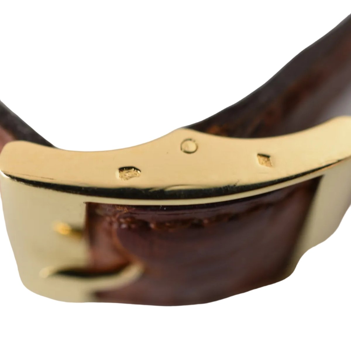 Montre VACHERON CONSTANTIN "Ultra - Thin" en or jaune et cuir - Castafiore