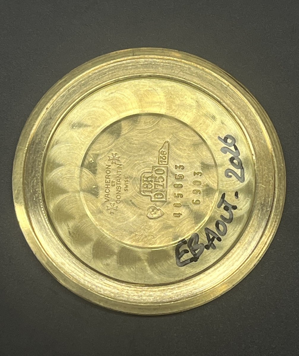 Montre VACHERON&CONSTANTIN Modèle Patrimony Réf. 6903 en or jaune 18 carats, Cal. K1002/2, Années 1960. - Castafiore