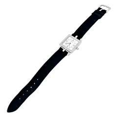 Montre VAN CLEEF & ARPELS "Classique" en or blanc et diamants - Castafiore