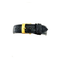 Montre VAN CLEEF & ARPELS "La Collection" en or jaune, acier et cuir - Castafiore