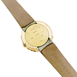 Watch Van Cleef & Arpels, "Tess", yellow gold and diamonds.