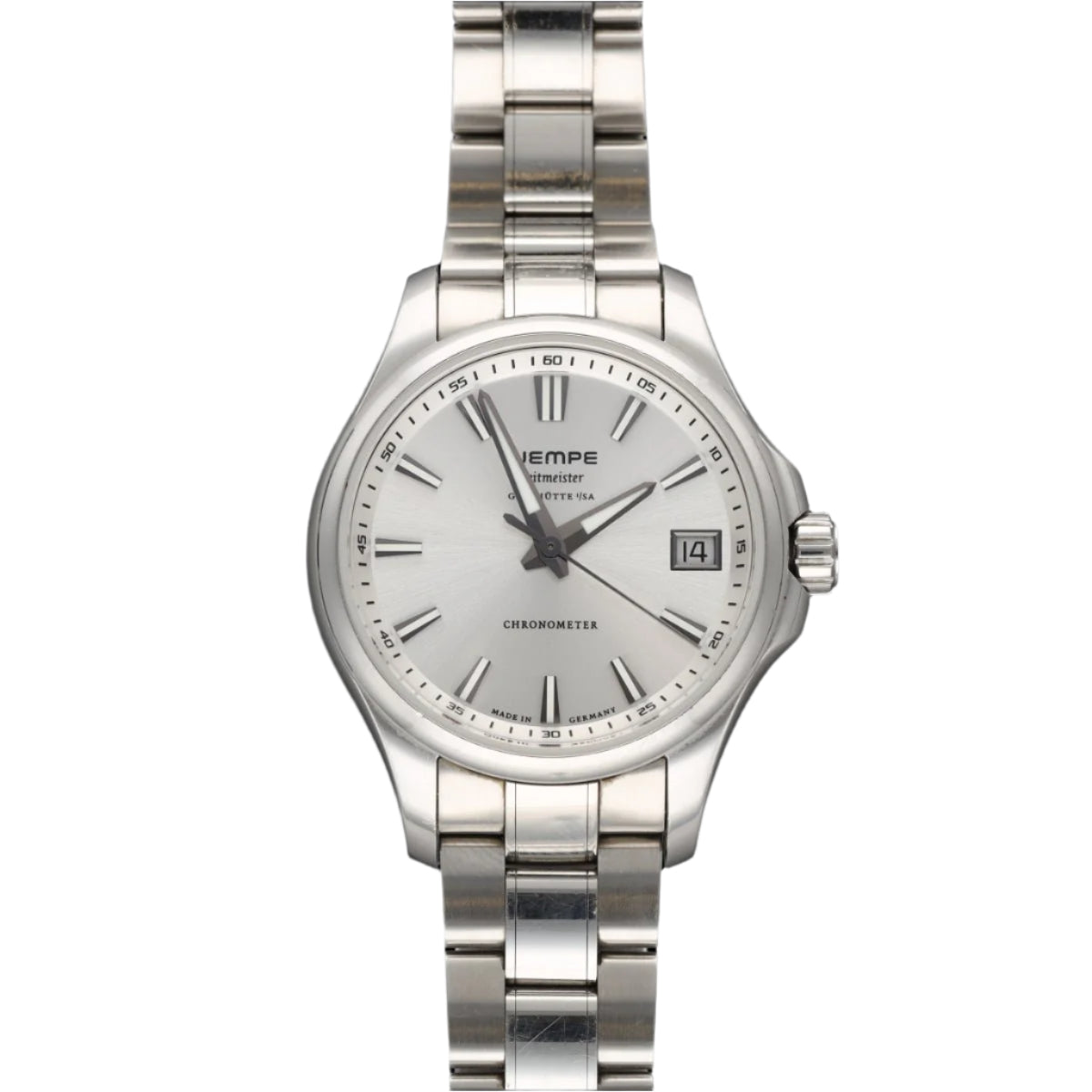 Montre Wempe Glashutte Zeitmeister Chronomètre en Acier automatique de 2017. Boite et papiers d'origine - Castafiore