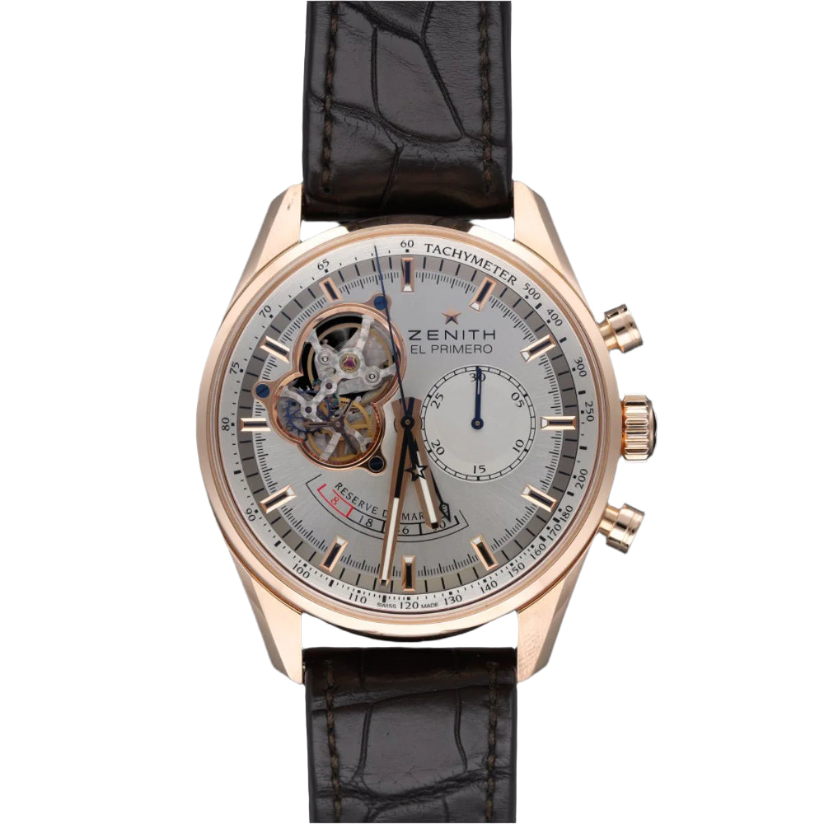 Montre Zenith Chronomaster Power Reserve en or rose 18k de 2015. Automatique. 42 mm.(Ref 18.2080.4021/01 - C494. Full set - Castafiore