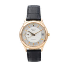 Montre Zenith "Elite" en or rose, or jaune, argent et cuir - Castafiore