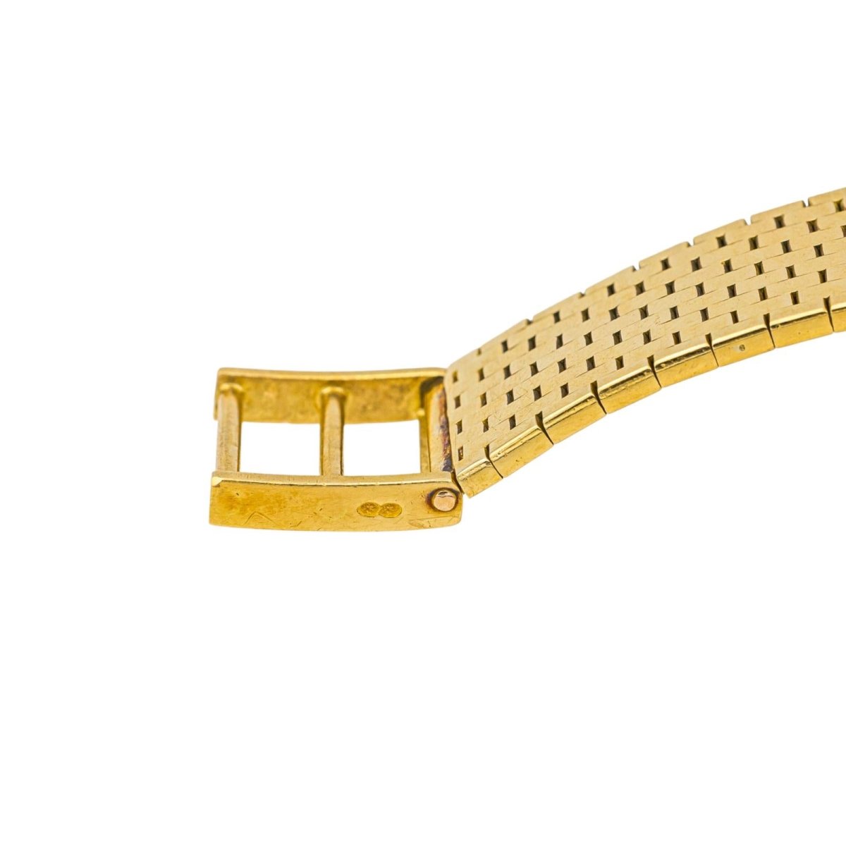 Montre ZENITH MOVADO en or jaune et oeil de tigre - Castafiore