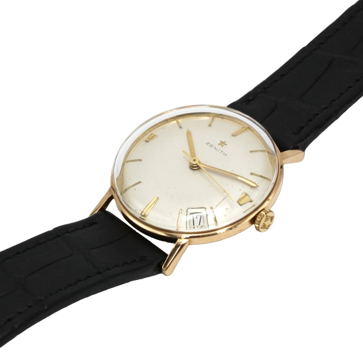 Montre ZENITH "Stellina" en or rose et cuir - Castafiore