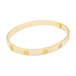 Bracelet Cartier, "Love" classique, or jaune.