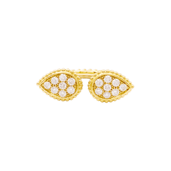 Bague Boucheron, "Serpent Bohème Motif S", or jaune, diamants.