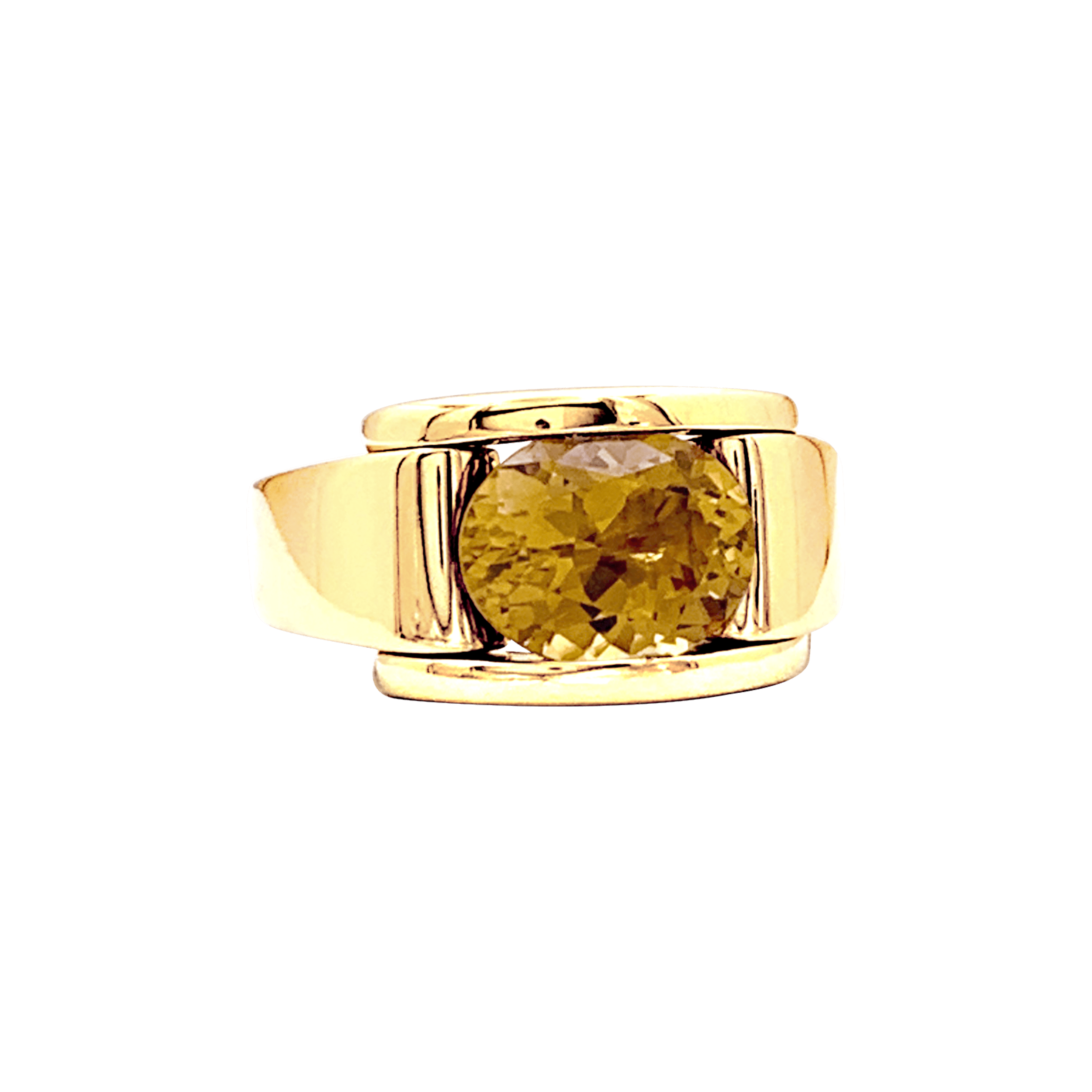 Bague Mauboussin, "Alessandra", or jaune et citrine.