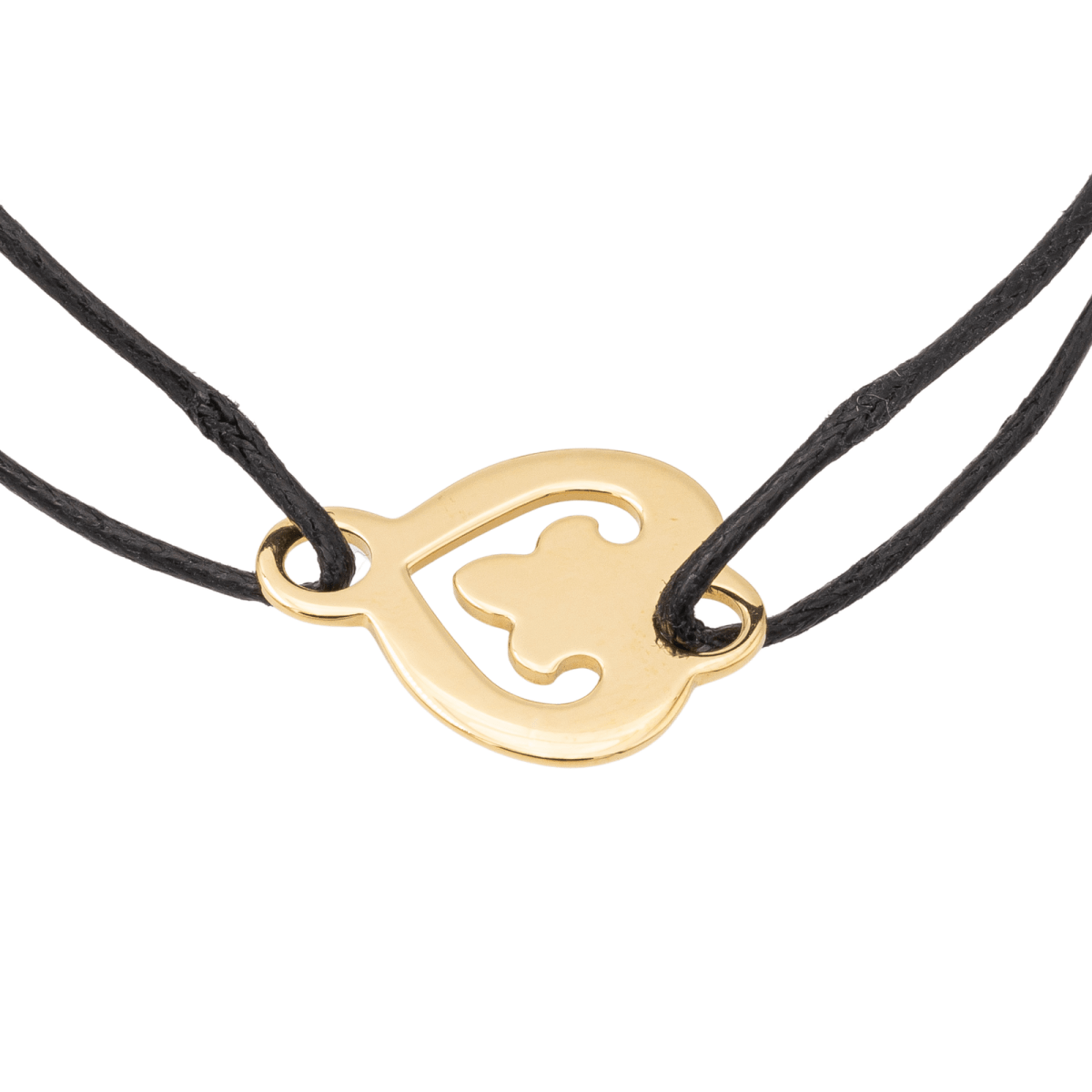 O.J. Perrin Bracelet Coeur Légendes Or jaune - Castafiore