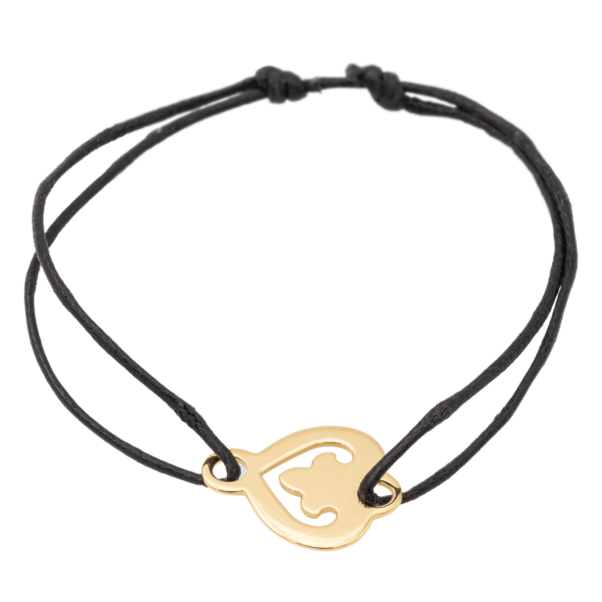 O.J. Perrin Bracelet Coeur Légendes Or jaune - Castafiore