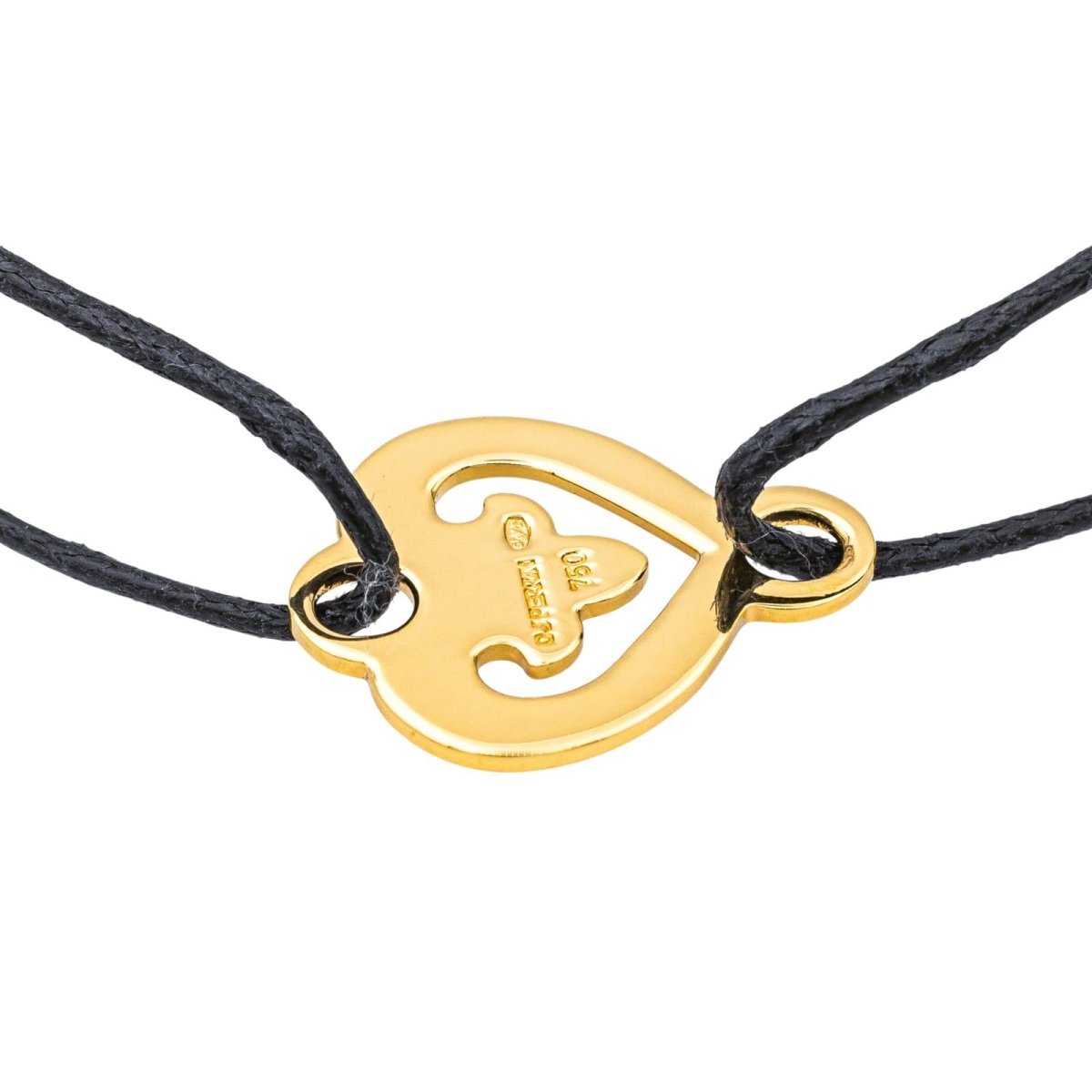 O.J. Perrin Bracelet Coeur Légendes Or jaune - Castafiore