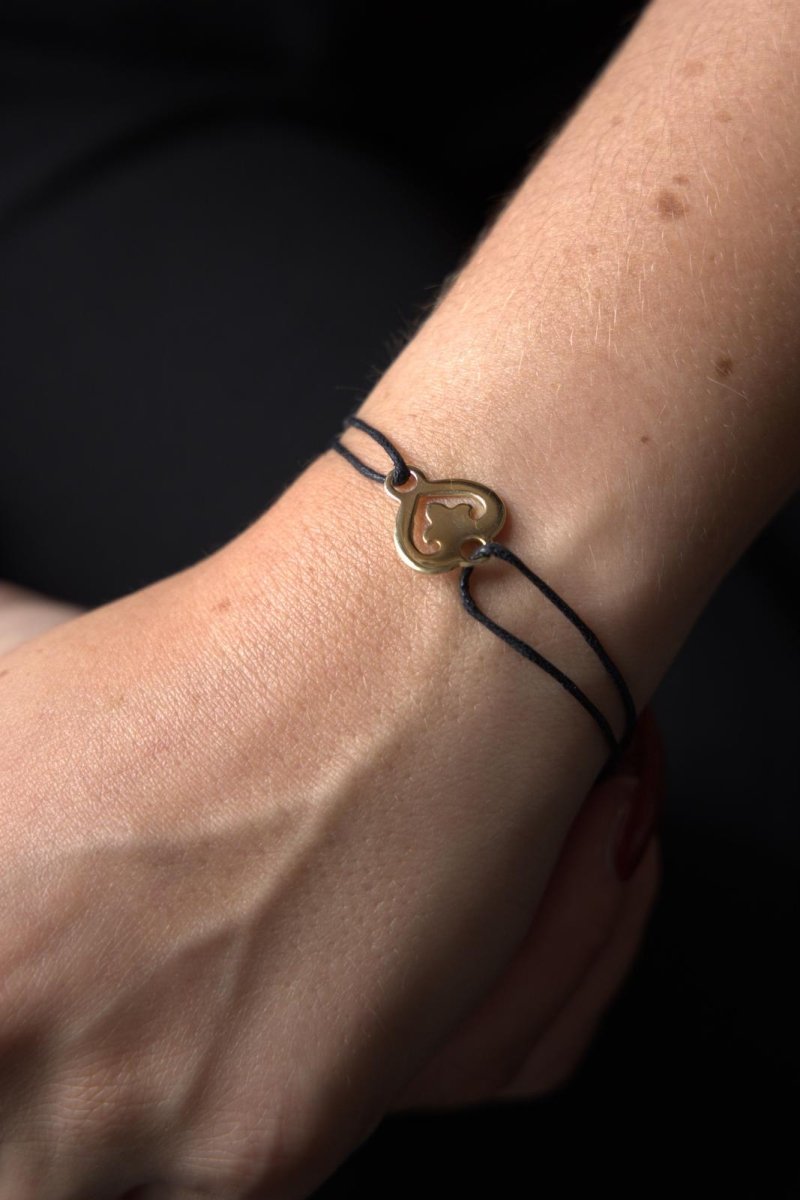 O.J. Perrin Bracelet Coeur Légendes Or jaune - Castafiore