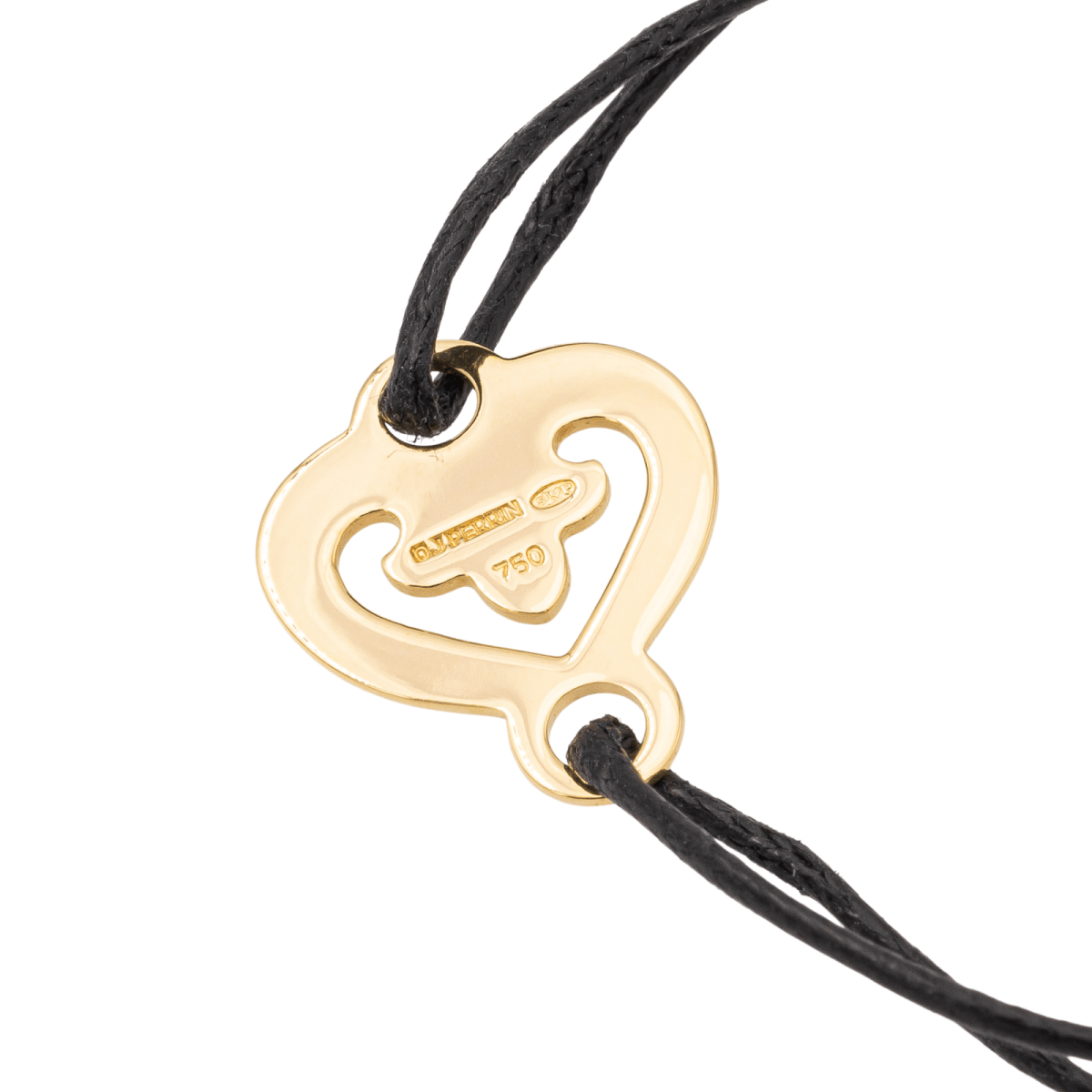 O.J. Perrin Bracelet Coeur Légendes Or jaune - Castafiore