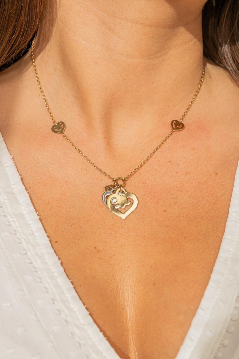 O.J. Perrin Collier Coeur Or jaune - Castafiore