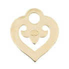 O.J. Perrin Pendentif Coeur Cœur légende Or jaune - Castafiore