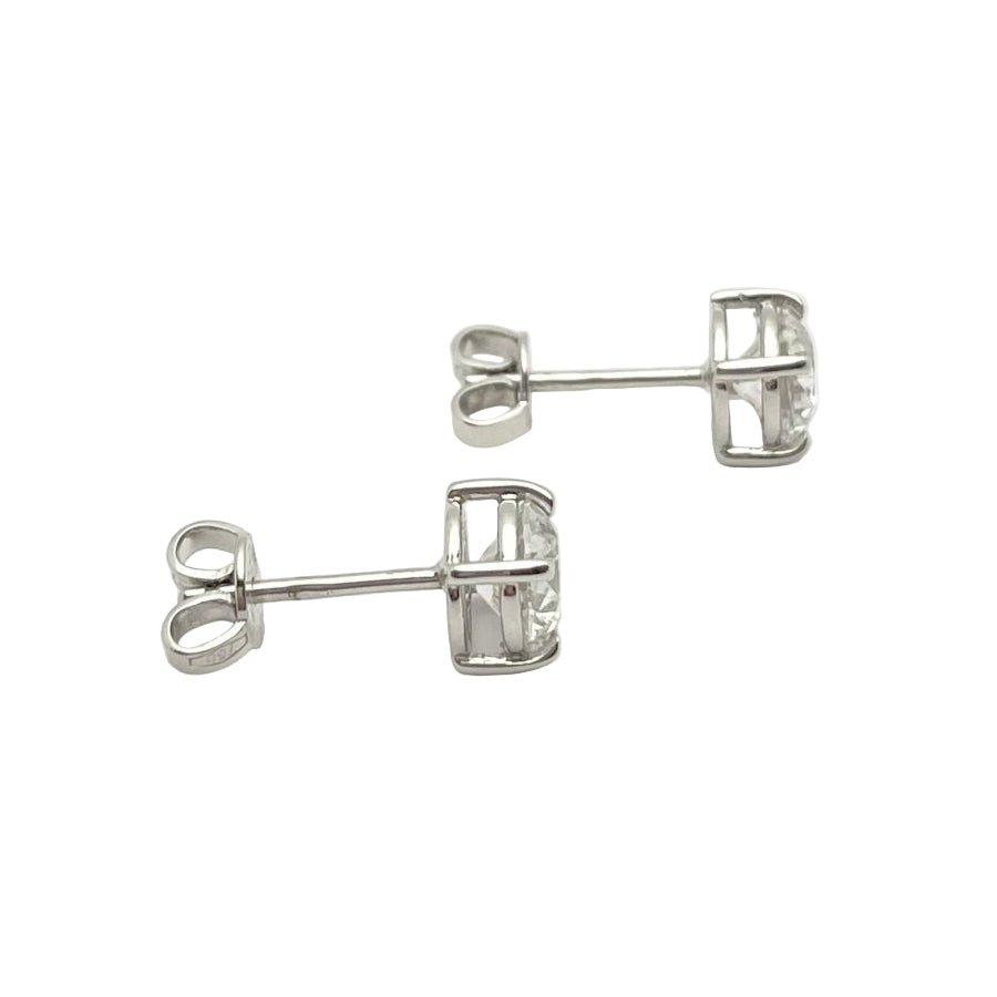 Orecchini oro 18KT con diamanti naturali ct 1.80 tot; VS1 D. Certificati GIA - Castafiore