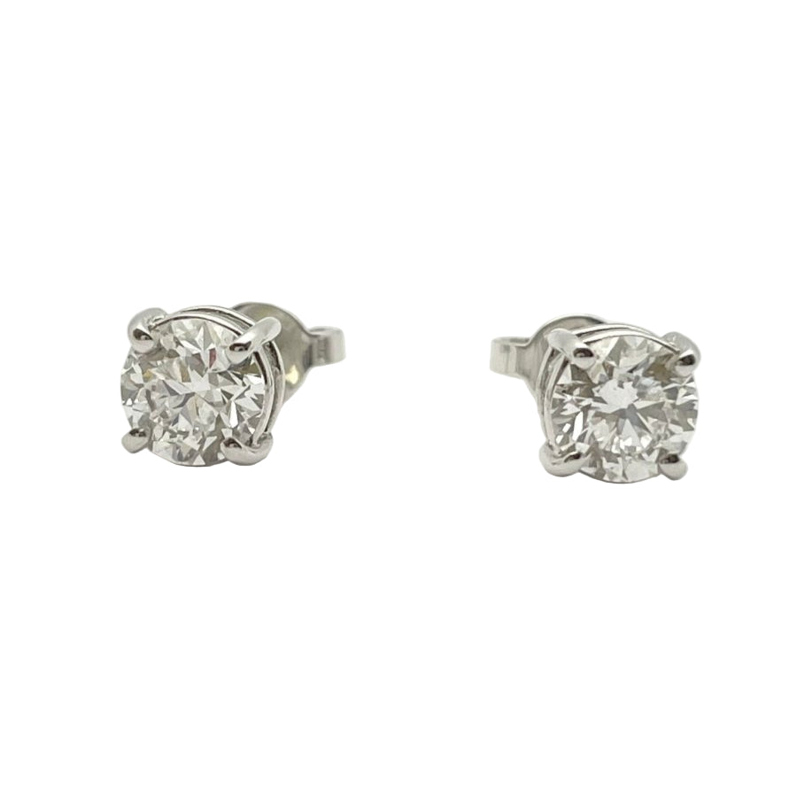 Orecchini oro 18KT con diamanti naturali ct 1.80 tot; VS1 D. Certificati GIA - Castafiore