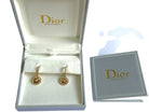 Paire de boucles d'oreilles DIOR "Rose Des Vents" en or jaune, nacre et diamants - Castafiore