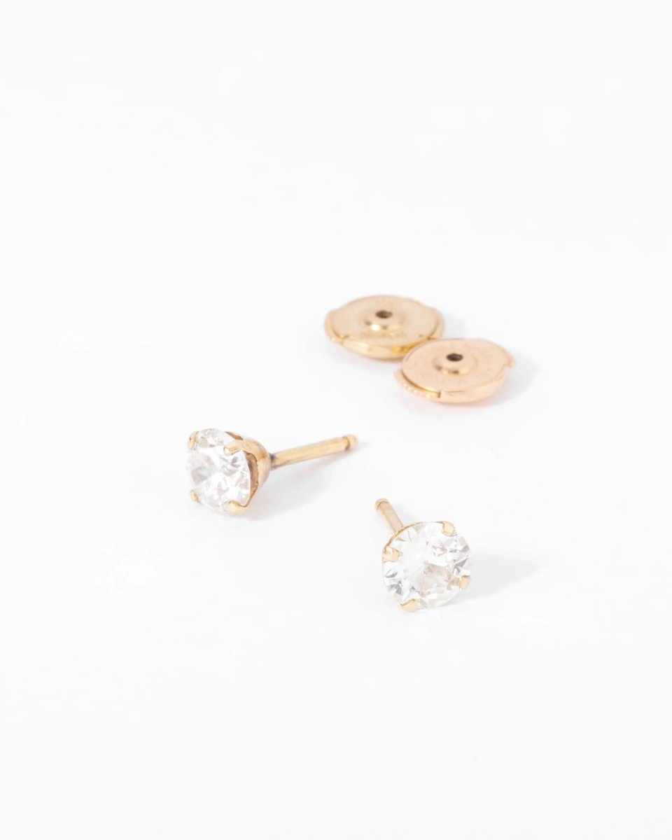 Paire de boucles d'oreilles en diamant taille ancienne - Castafiore