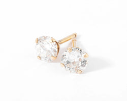 Paire de boucles d'oreilles en diamant taille ancienne - Castafiore