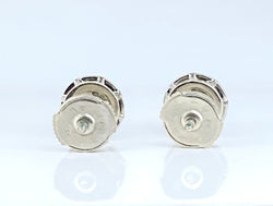 Paire de boucles d’oreilles en or blanc 18 carats et diamants - Castafiore