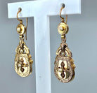 Paire de boucles d’oreilles en or jaune et perles fines - Castafiore