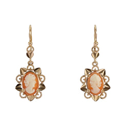 Parure bague et boucles d'oreilles camées - Castafiore