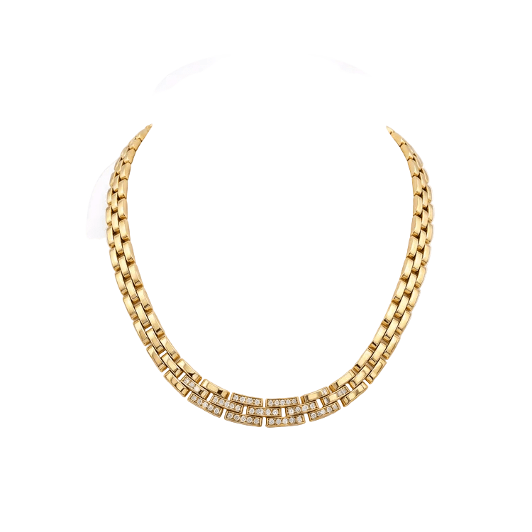 Parure CARTIER Panthère en or jaune et diamants