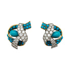 Parure CARTIER Paris, turquoises et diamants - Castafiore