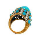 Parure CARTIER Paris, turquoises et diamants - Castafiore