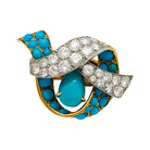 Parure CARTIER Paris, turquoises et diamants - Castafiore