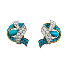 Parure CARTIER Paris, turquoises et diamants - Castafiore