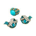 Parure CARTIER Paris, turquoises et diamants - Castafiore