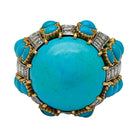 Parure CARTIER Paris, turquoises et diamants - Castafiore