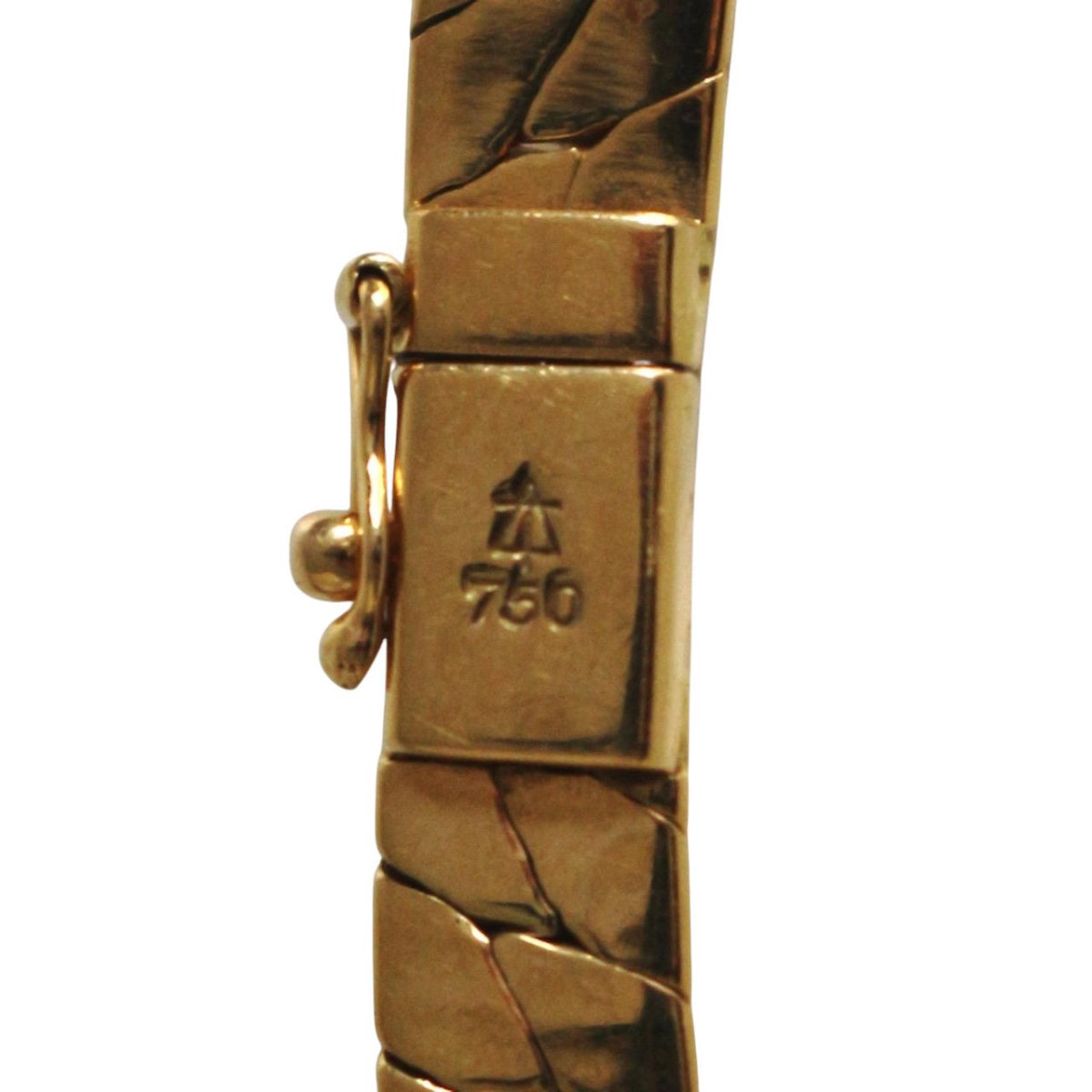 Parure Collier Maille et Boucles d'oreilles Clips PATEK PHILIPPE en or jaune - Castafiore