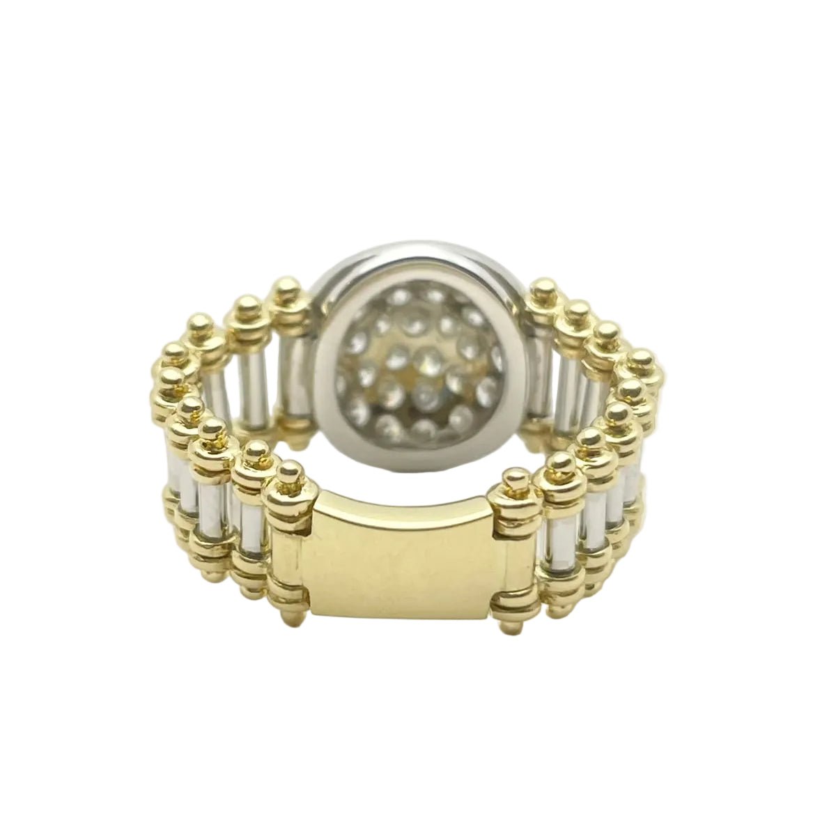 Parure en or blanc, or jaune et diamants - Castafiore