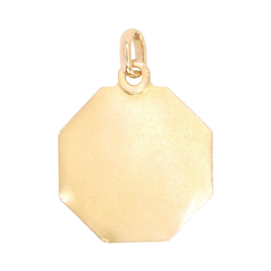 PAUL BRANDT Médaille Art Deco or jaune vierge de profil - Castafiore
