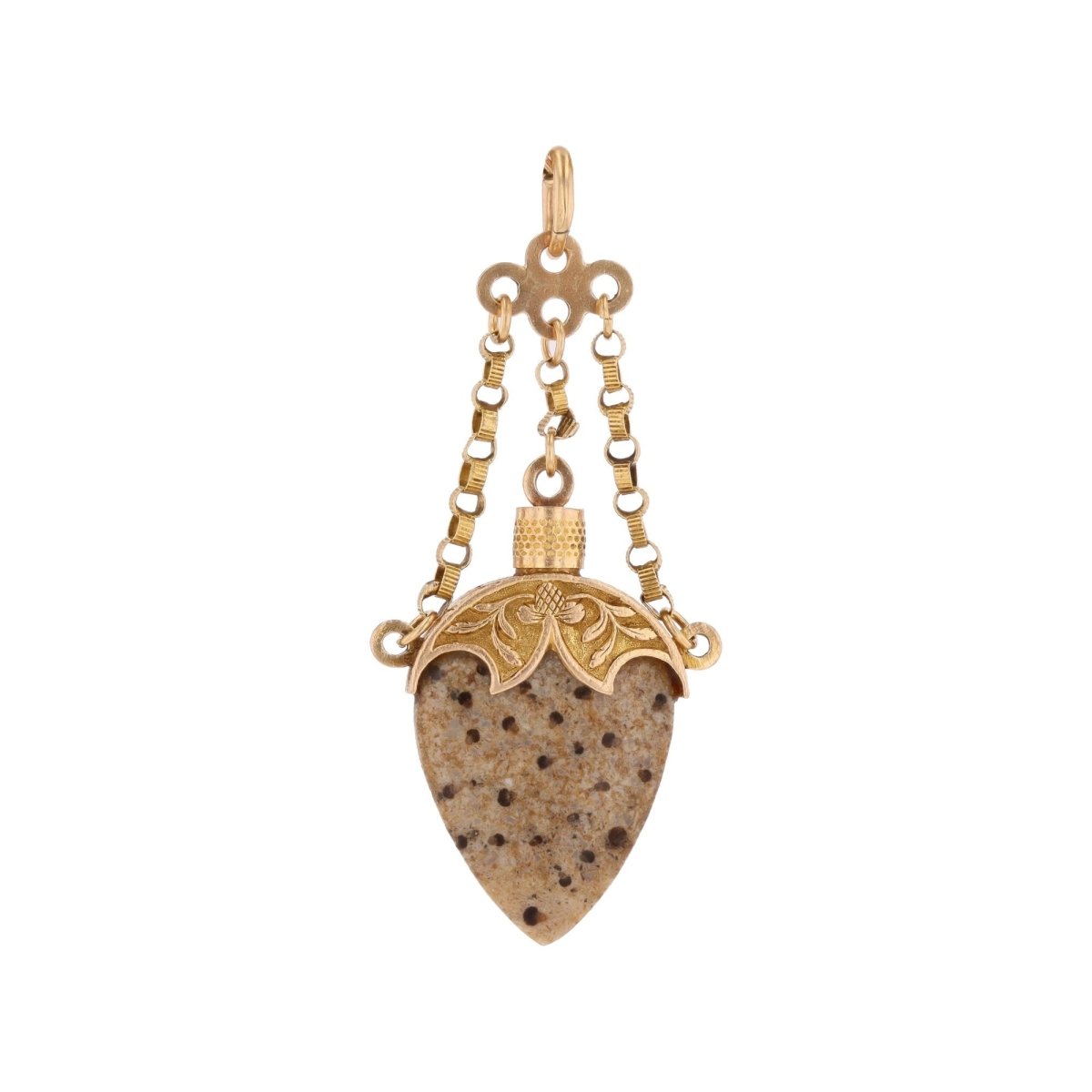Pendentif aen or rose - Castafiore