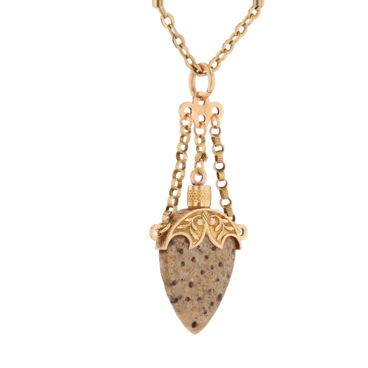 Pendentif aen or rose - Castafiore