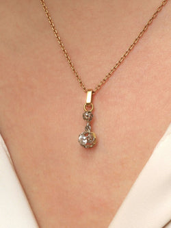 Pendentif ancien diamants 0,15 ct - Castafiore