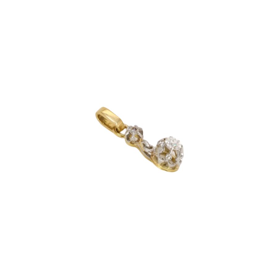Pendentif ancien diamants 0,15 ct - Castafiore